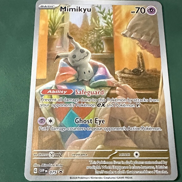 Mimikyu Card with Colorful Design - Picture 2 of 3